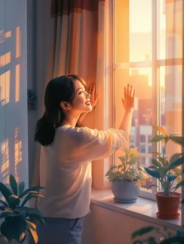 《三十岁的第二次心动》竖版短剧封面，都市情感题材