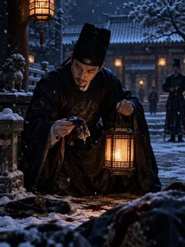《长安第一仵作》竖版短剧封面，古装题材